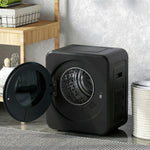 800w Compact Dryer Machine, 4kg Small Vented Tumble Dryer | Black