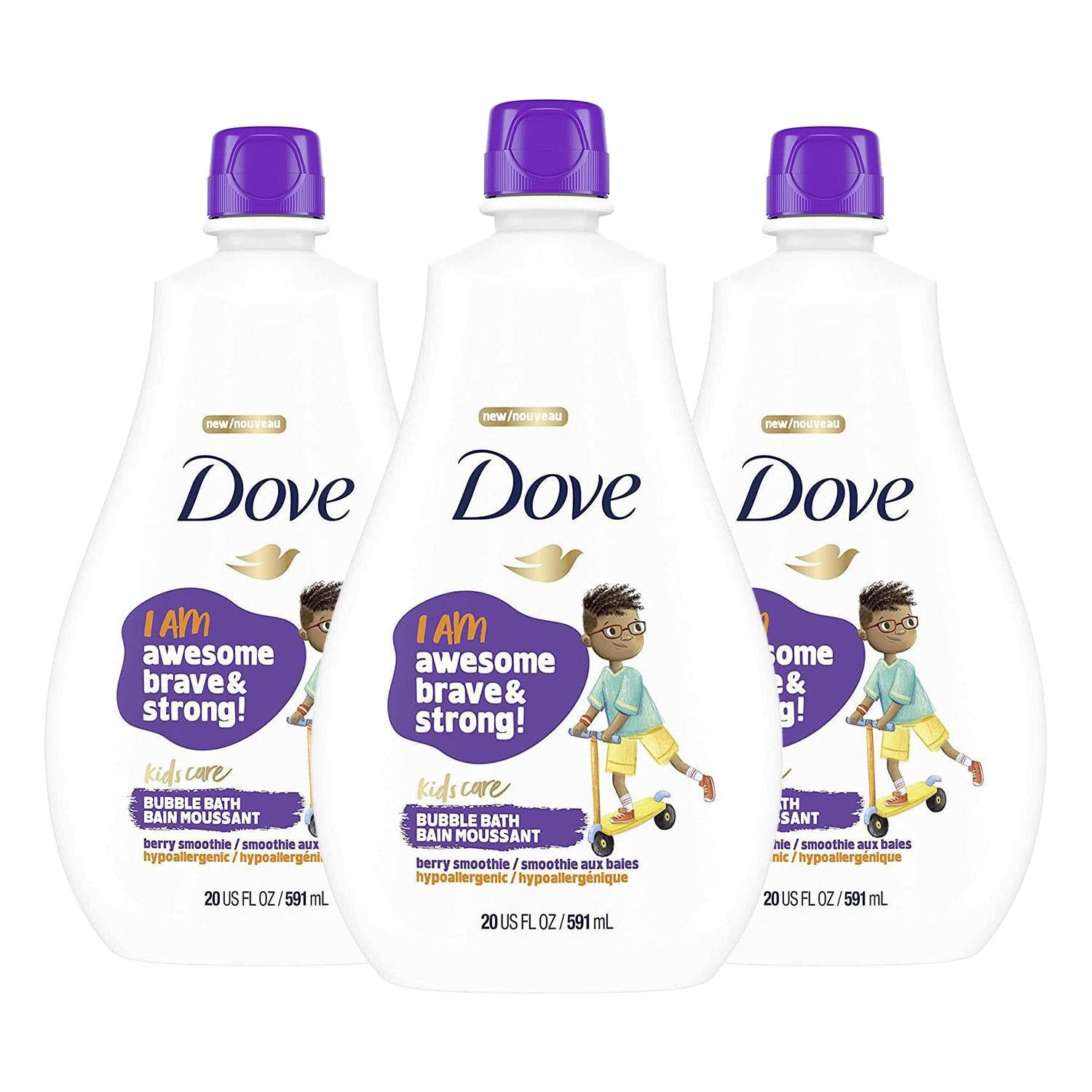 Care Hypoallergenic Skin Care Awesome Bubble Bath Berry, 591ml, 3pk