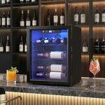 Bottle Wine Cooler, 4-16 C Under Counter Drinks Beer Wine Fridge | L | Black