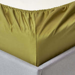 Egyptian Cotton Fitted Sheet 1000 Tc | Super King | Olive Green