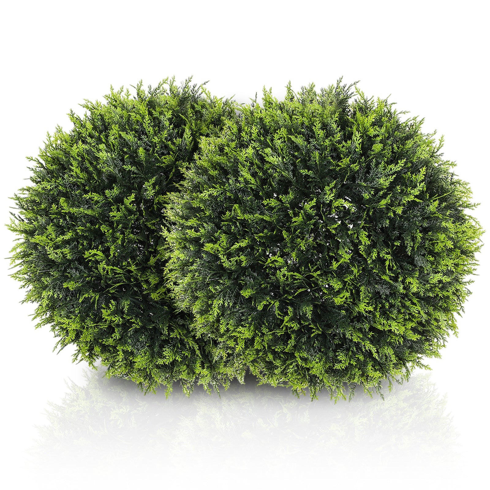 Set Of 2 Artificial Plant Topiary Balls Faux Plants Decor