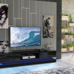 Bloom Tv Unit 180cm With Led Lights | Black