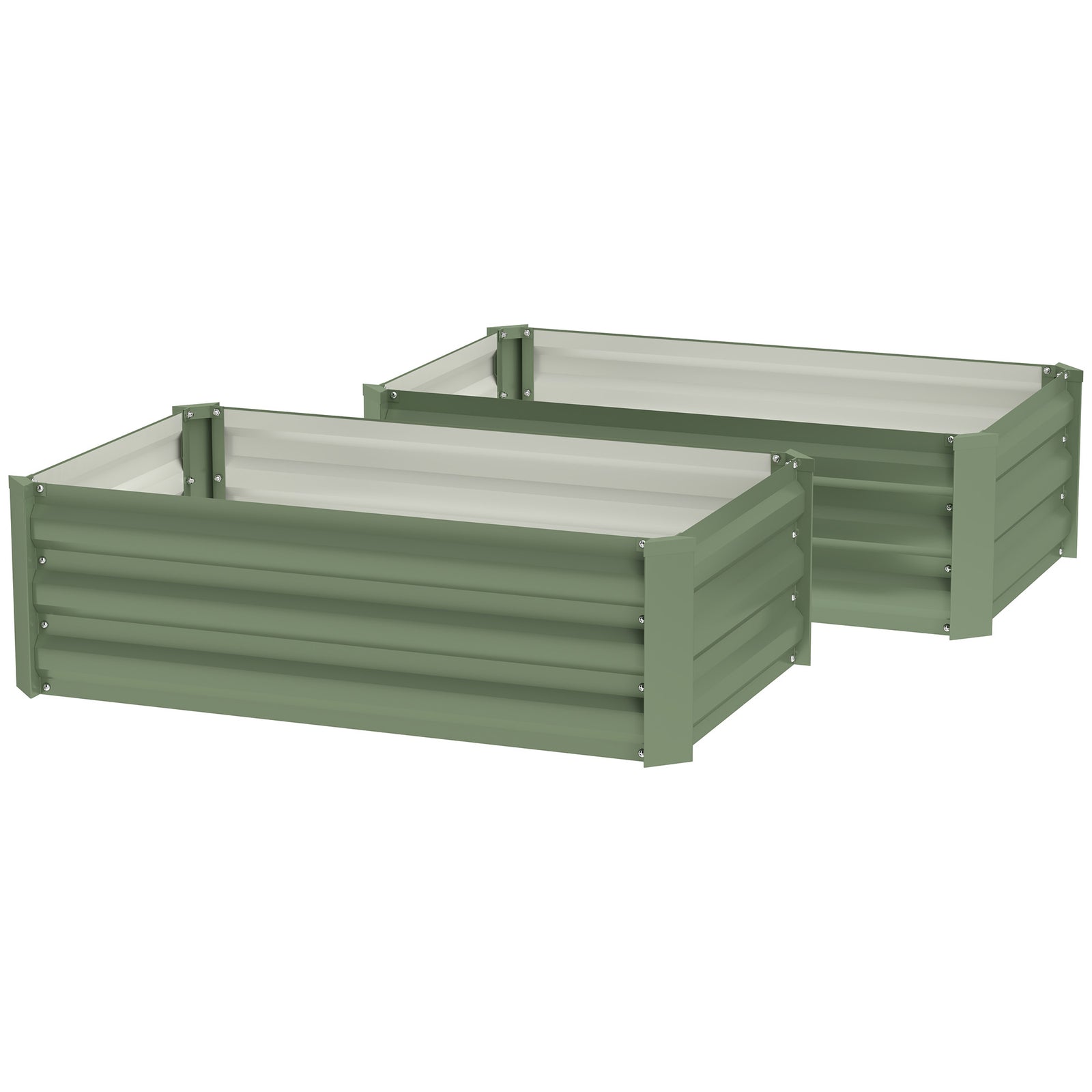 Raised Beds For Garden, 100x60x30cm, Green | Green