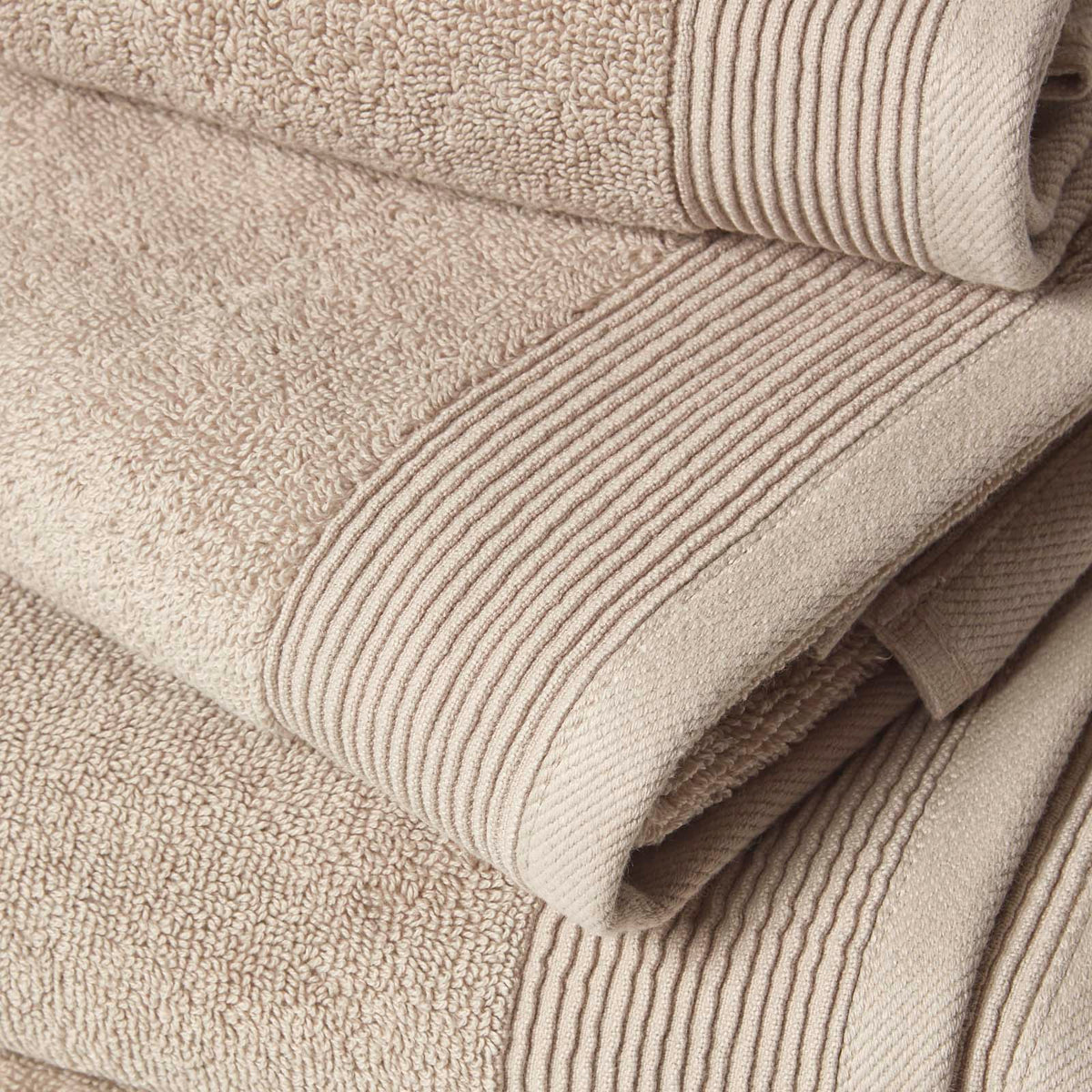 100% Combed Egyptian Cotton 700 Gsm Towels | Face Towel | Taupe