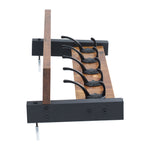 Breeins Wall-mounted Entryway Rustic Coat Rack Shelf With 5 Hooks