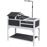 Tortoise House W/ Adjustable Lamp Holder, Openable Lid, Storage Shelf