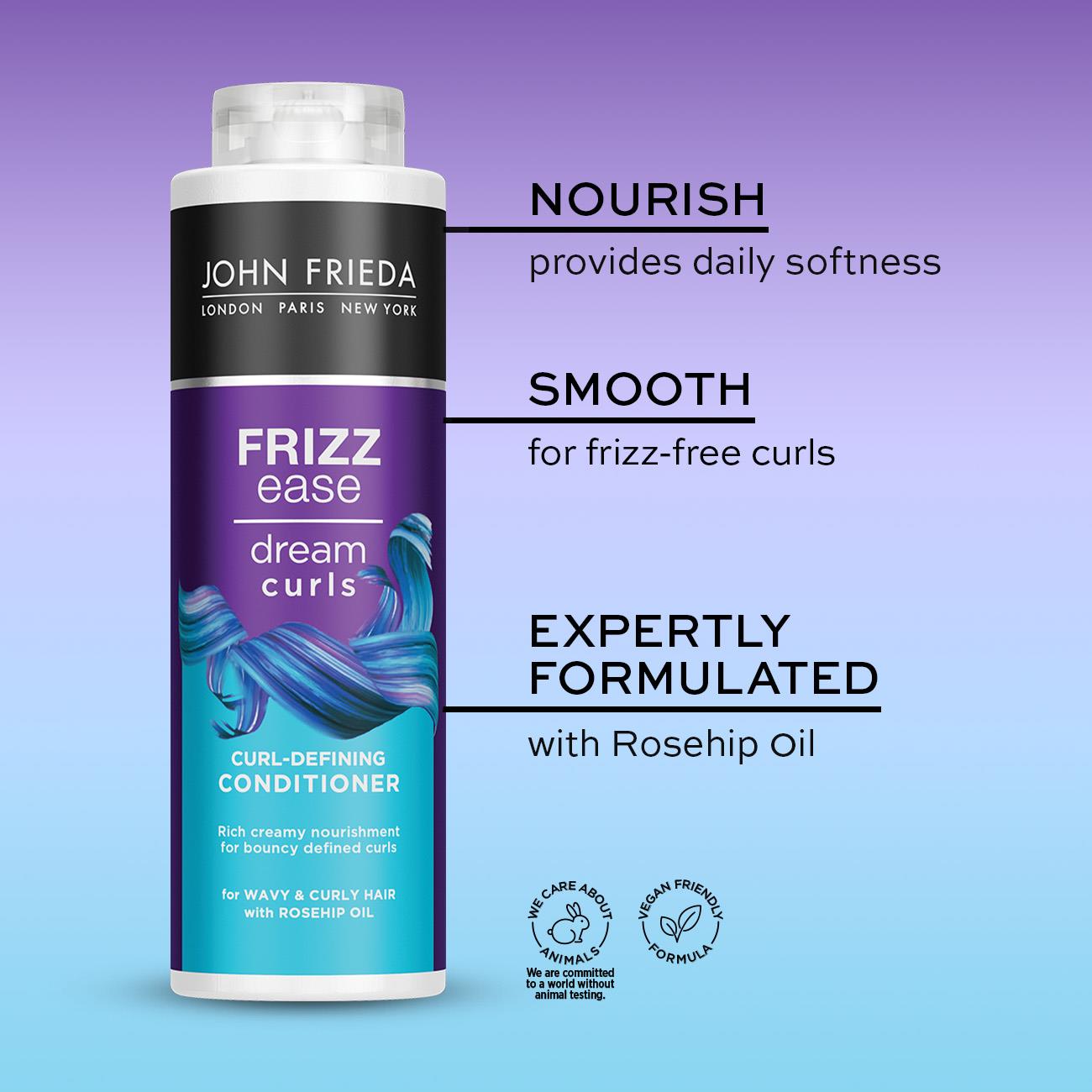 John Frieda Shampoo & Conditioner Duo Pack Frizz Ease Dream Curls, 500ml