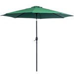 3m Patio Umbrella With Tilt And Crank | Green