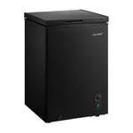99l Freestanding Black Chest Freezer – Inverter Compressor, Led Light, Adjustable Temperature, Low Noise 38db