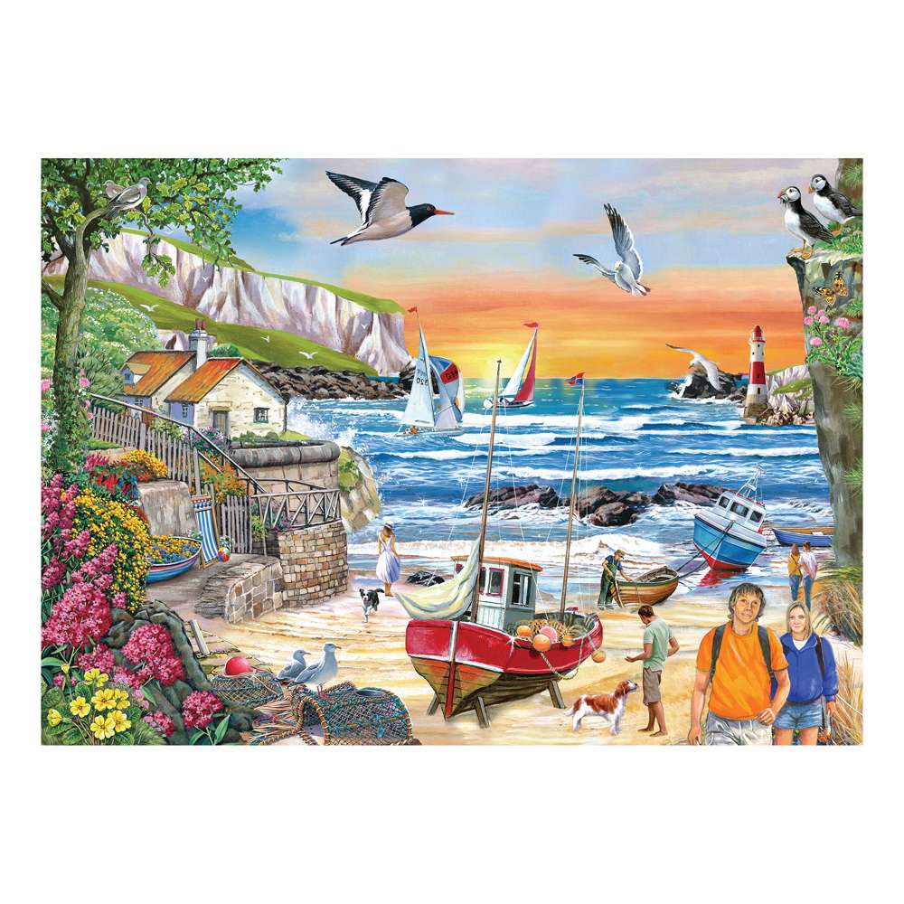 Seaside Sunset Big 250 Piece Jigsaw Puzzle