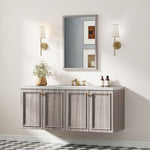 60x40cm Wall Bathroom Mirror For Home Decor, Vanity Mirror | Grey