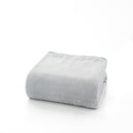 Snuggle Touch Microfibre Supersoft Fleece Throw | 140cm x 180cm | Silver