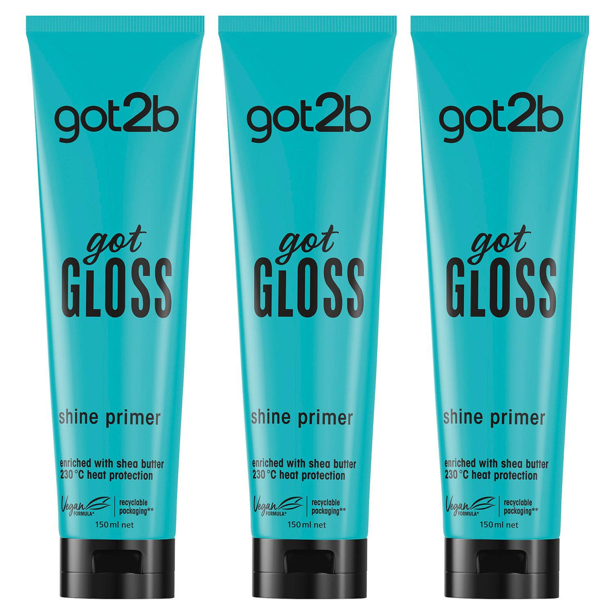 Gloss Hair Primer Lotion For Glossy And Glass-like Hair, 3 Pack