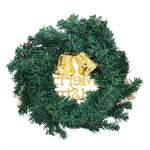 30cm Christmas Artificial Wreath With Xmas Baubles Bells Bow Knots