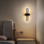 Modern Oval Led Wall Light With Acrylic Shade