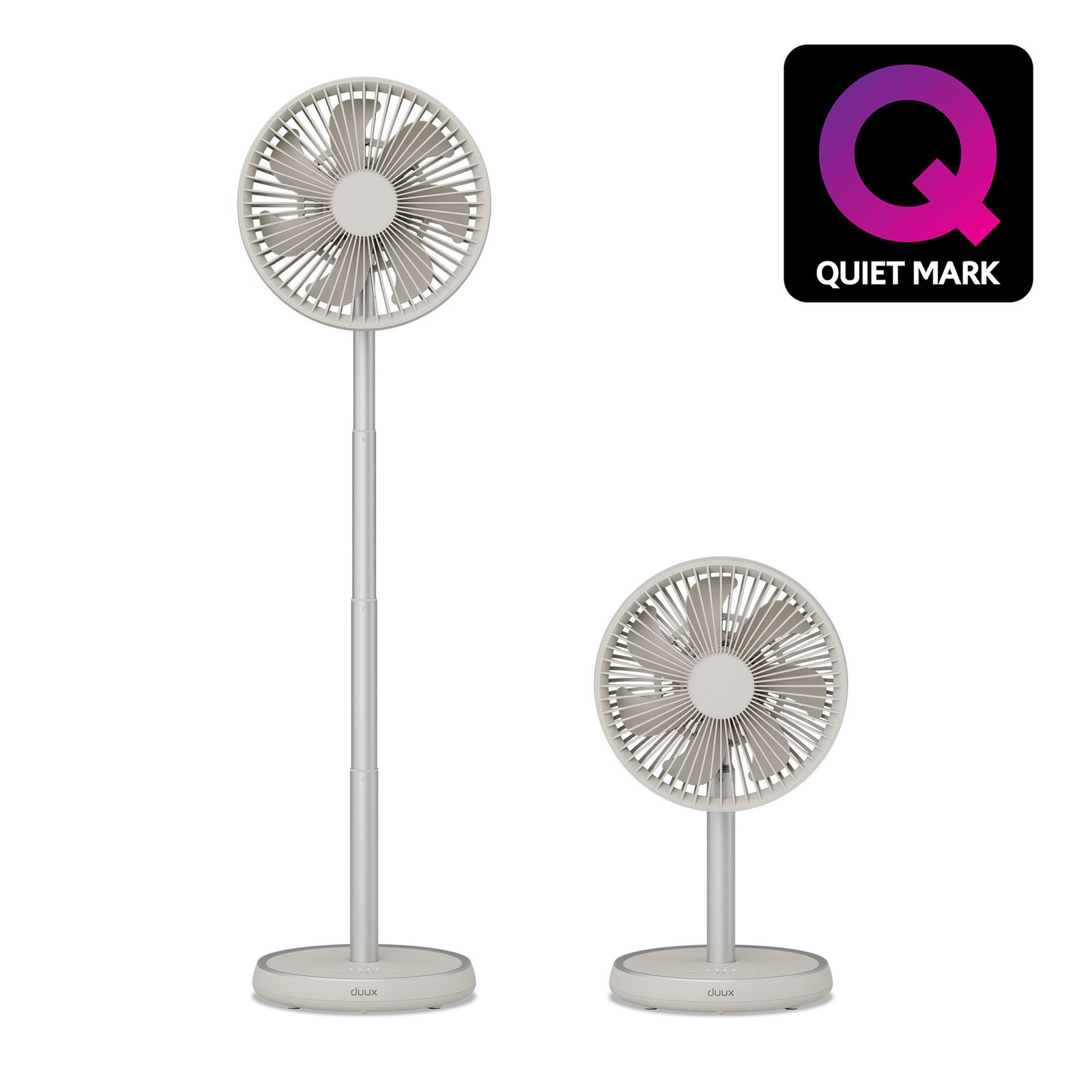 Rize Portable Fan With Rechargeable Battery | Off White