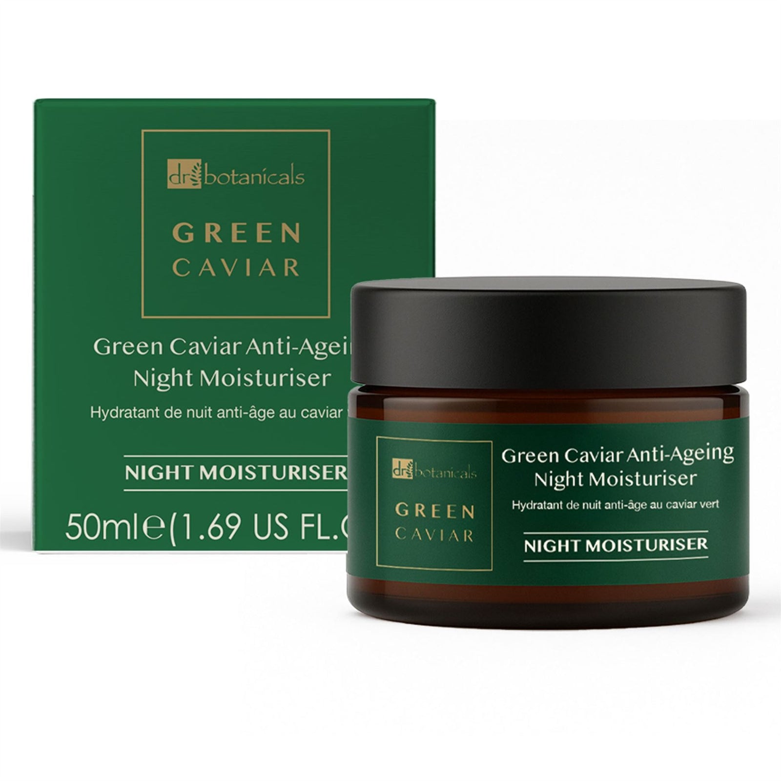 Green Caviar & Argan Oil Anti-oxidant Anti-ageing Night Cream 50ml For Anti-ageing And Nourishment