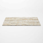 Gold & Grey Leather Placemats Set Of 4
