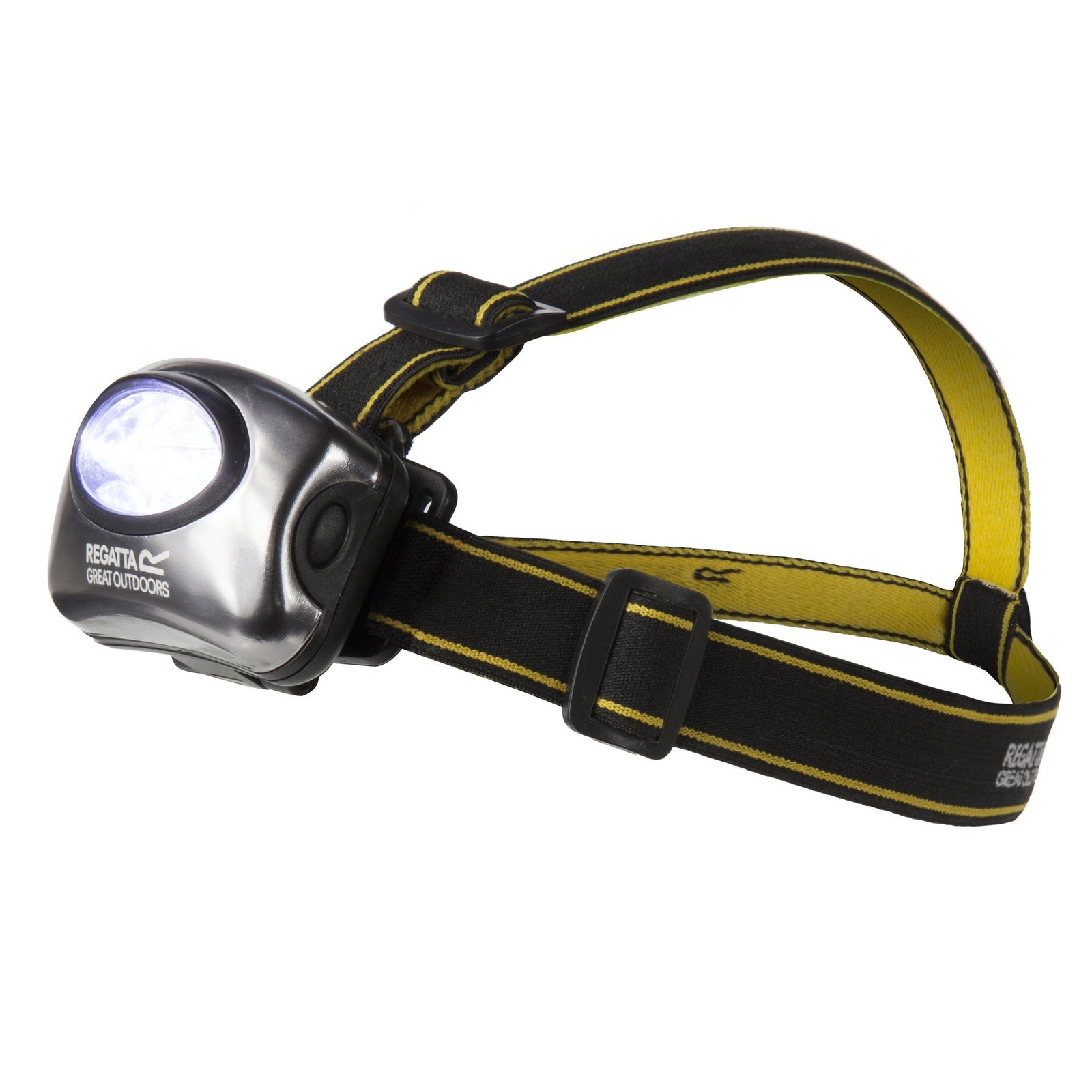 Great Outdoors 5 Led Headtorch With Head Straps | One Size | Black
