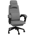 Home Office Swivel Chair W/ Footrest | Dark Gray