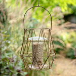 Aura Small Bird Feeder, 200g Capacity | Gold