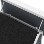 Pawhut outdoor Feral Cat House With Openable Asphalt Roof, grey