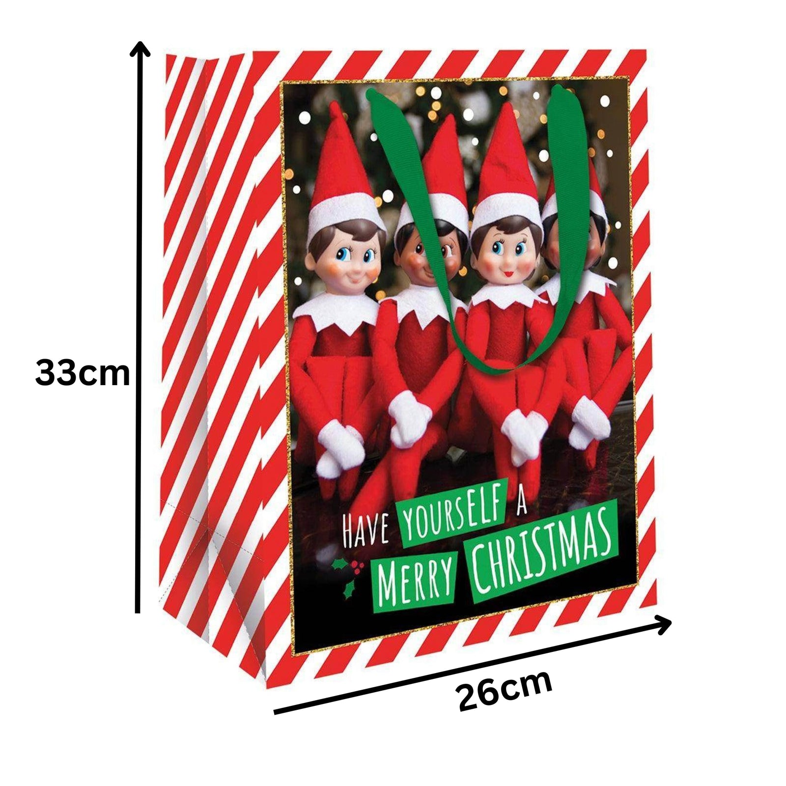 Elf On The Shelf The Christmas Medium Gift Bag Official Product