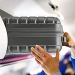 40x20x25cm Cabin Carry-on Suitcase - Lightweight, Durable, 4-wheel Luggage - 100+ Airlines Approved | Cabin | Charcoal