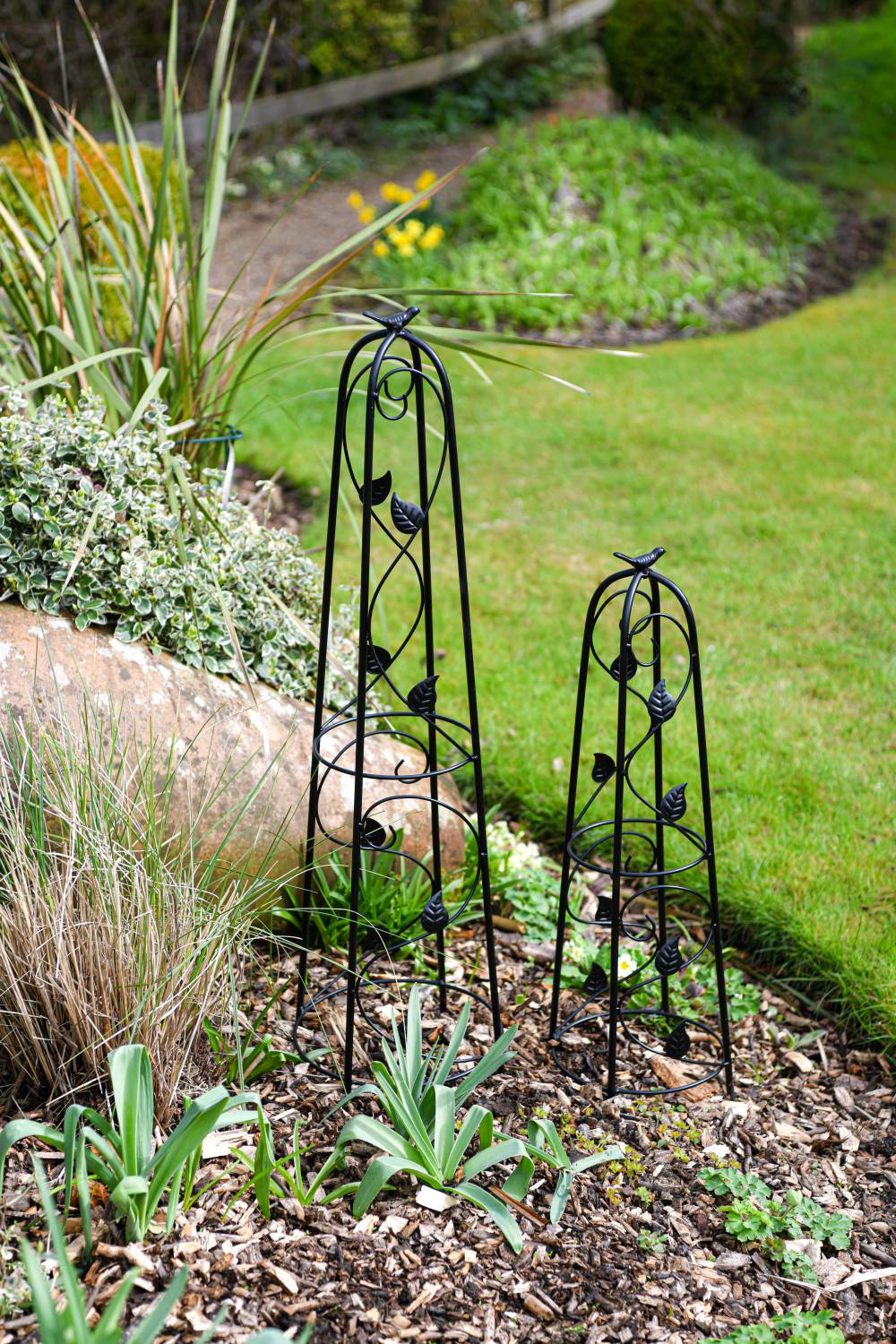 Thompson & Morgan Metal Ornamental Obelisks