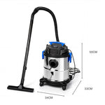 Wet Dry Vacuum Cleaner 20l 1200w Blowing Function Powerful Industrial | Blue