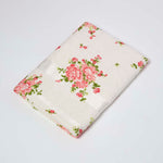 Floral Printed 100% Cotton Towel | Bath Towel | Cream