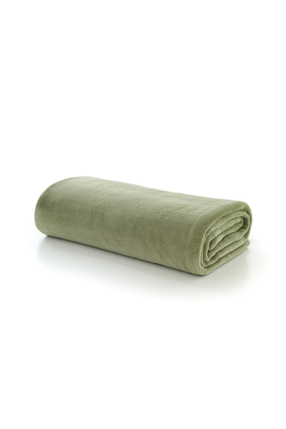 Snuggle Touch Solid Colour Fleece Throw – 140x180cm – Super Soft Plain Blanket | 140cm x 180cm | Sage Green