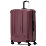 Large 30" Hard Shell Check In Suitcase 8 Spinner Wheels Hold Luggage | Large | Burgundy