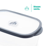 5 Airtight Meal Prep Container Set - Rectangular