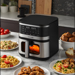 8l Digital Air Fryer With 10 Cooking Modes, 1700w Rapid Hot Air Circulation, Viewing Window, Quiet Operation, Non-stick Basket, And Overheat Protection