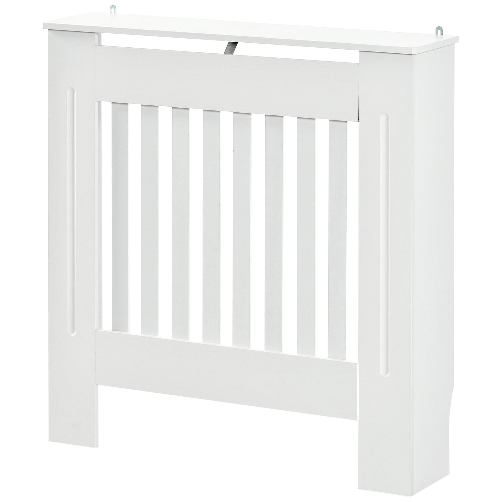 Radiator Cover Wooden Cabinet Vertical Slatted Vent Mdf
