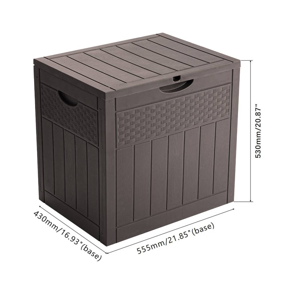 126l Pp Garden Storage Box With Combination Padlock