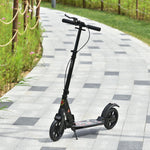 Adult Teens Kick Scooter Foldable 14+ W/ Rear Wheel& Brake | Black