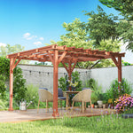 3.3x3.3m Wooden Pergola Kit