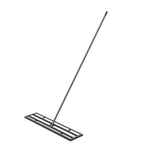 30"x10"/45"x10"garden Lawn Levelling Rake With Serrated Design 84"long Handle | Large