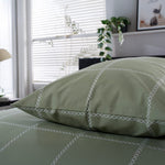Crossley Heath 100% Cotton Duvet Set – Classic Comfort, Everyday Luxury | Single | Green