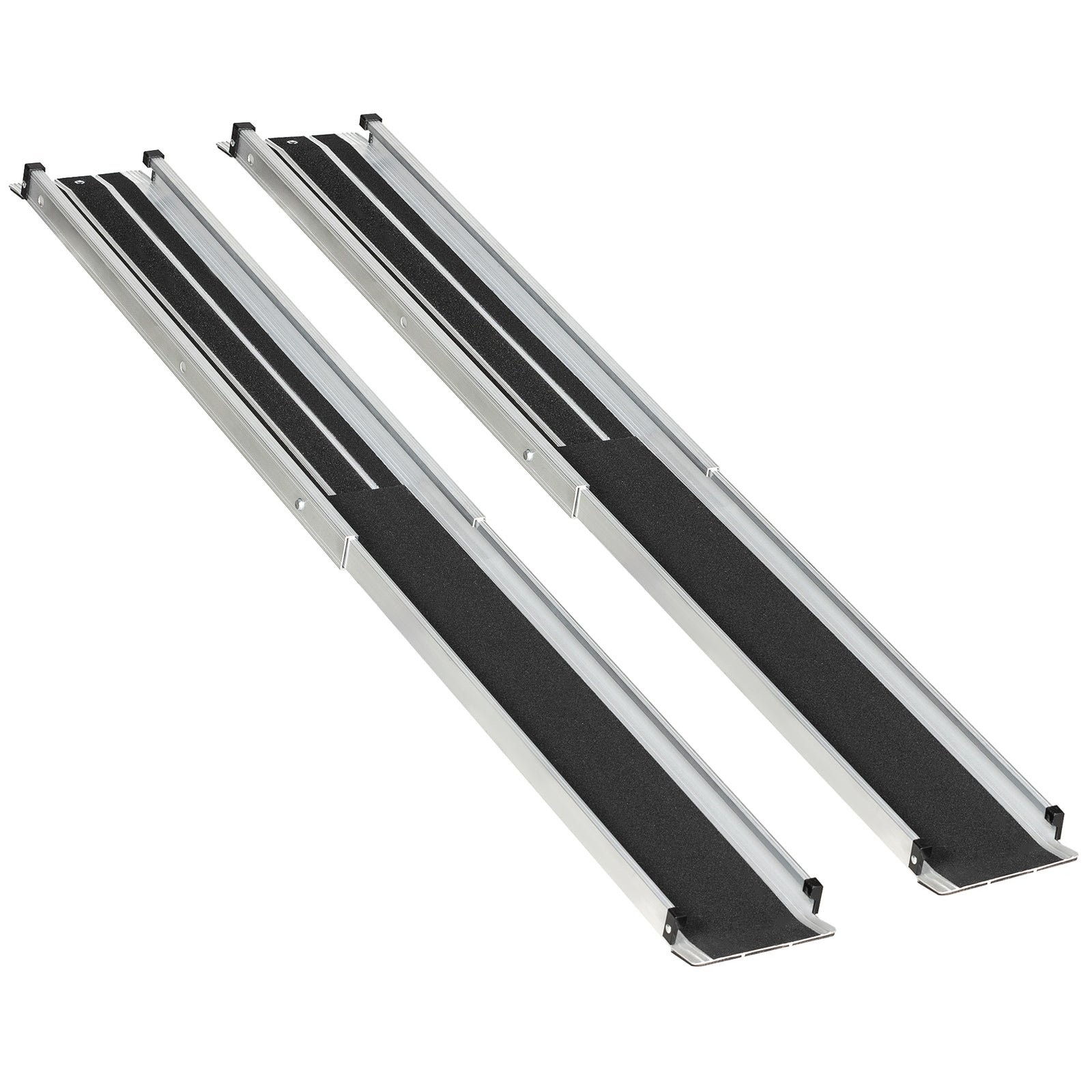 Aluminium Telescopic Wheelchair Ramps Folding Ramp | Medium | Silver