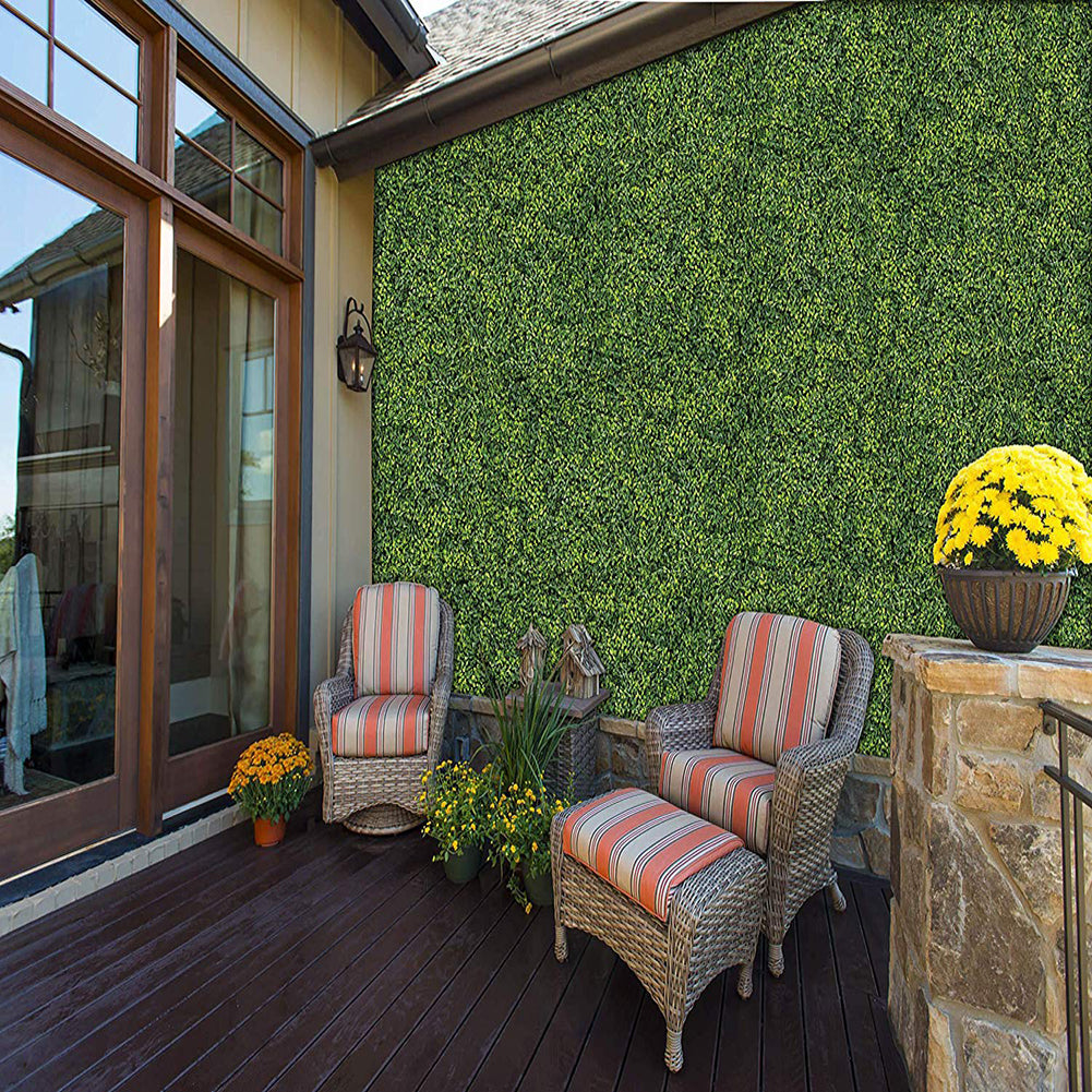 6pcs Decorative Artificial Boxwood Panels For Indoor Outdoor 40x60cm