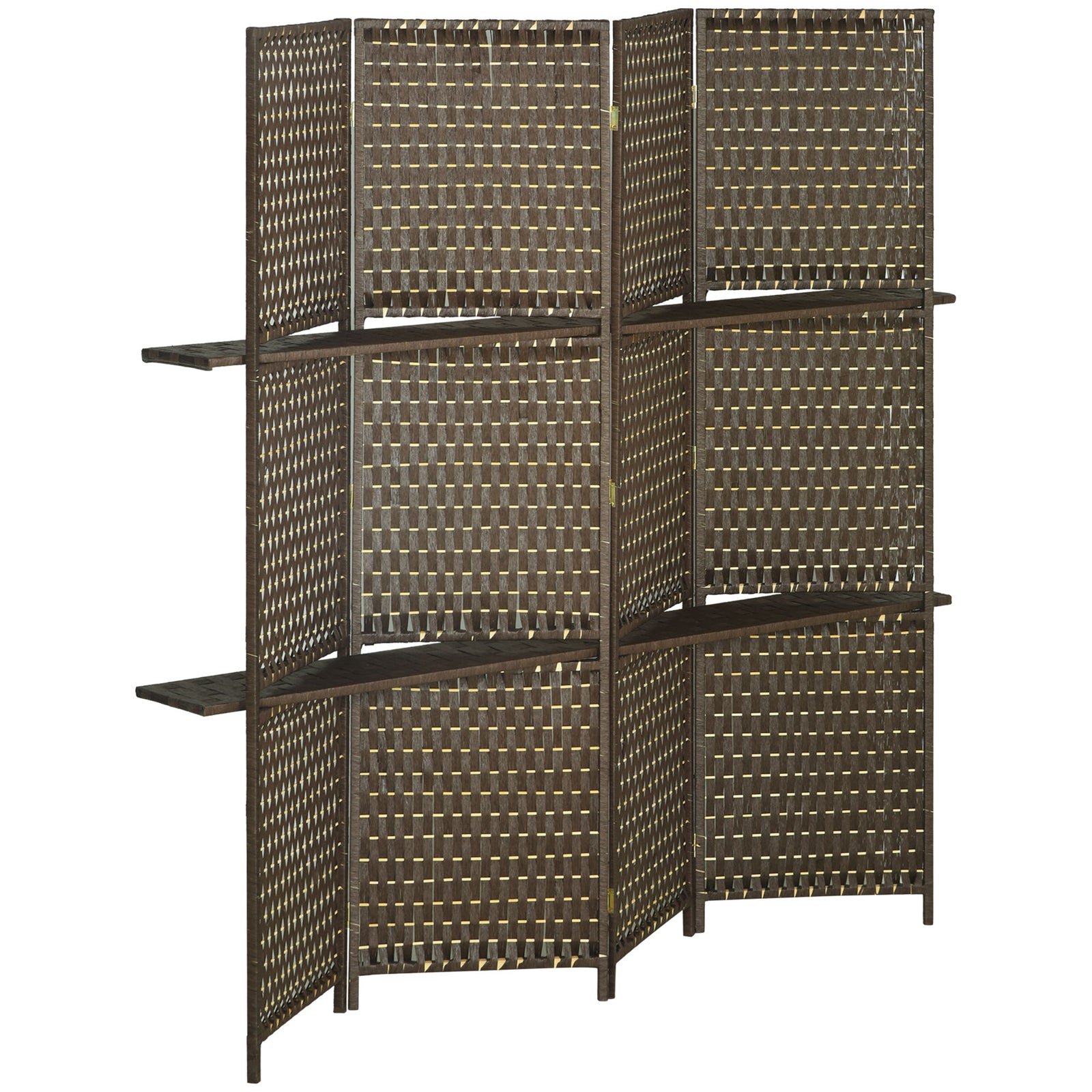 4 Panel Folding Room Dividers Privacy Screen Panels