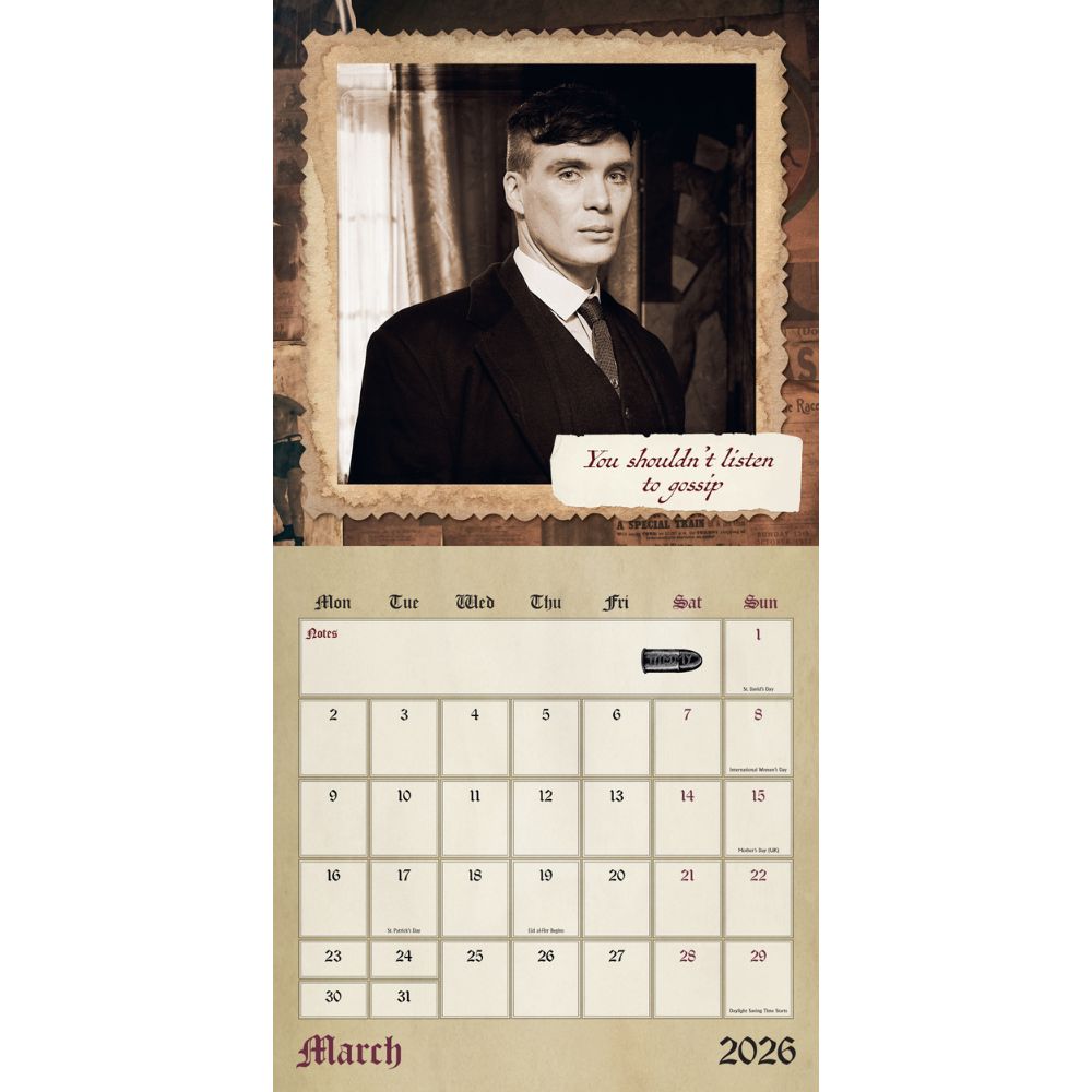 2026 Square Calendar Official Product