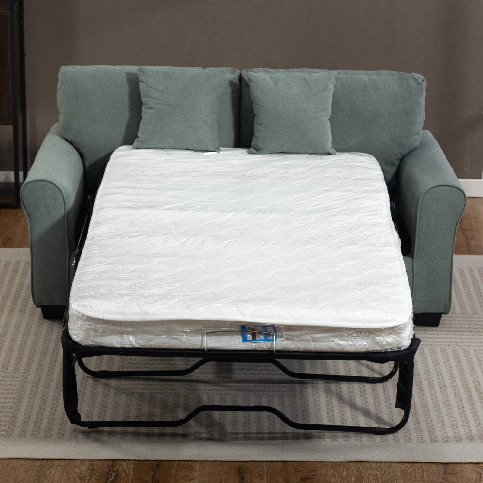 Lewiston Fabric Pull Out Sofabed | Duck Egg