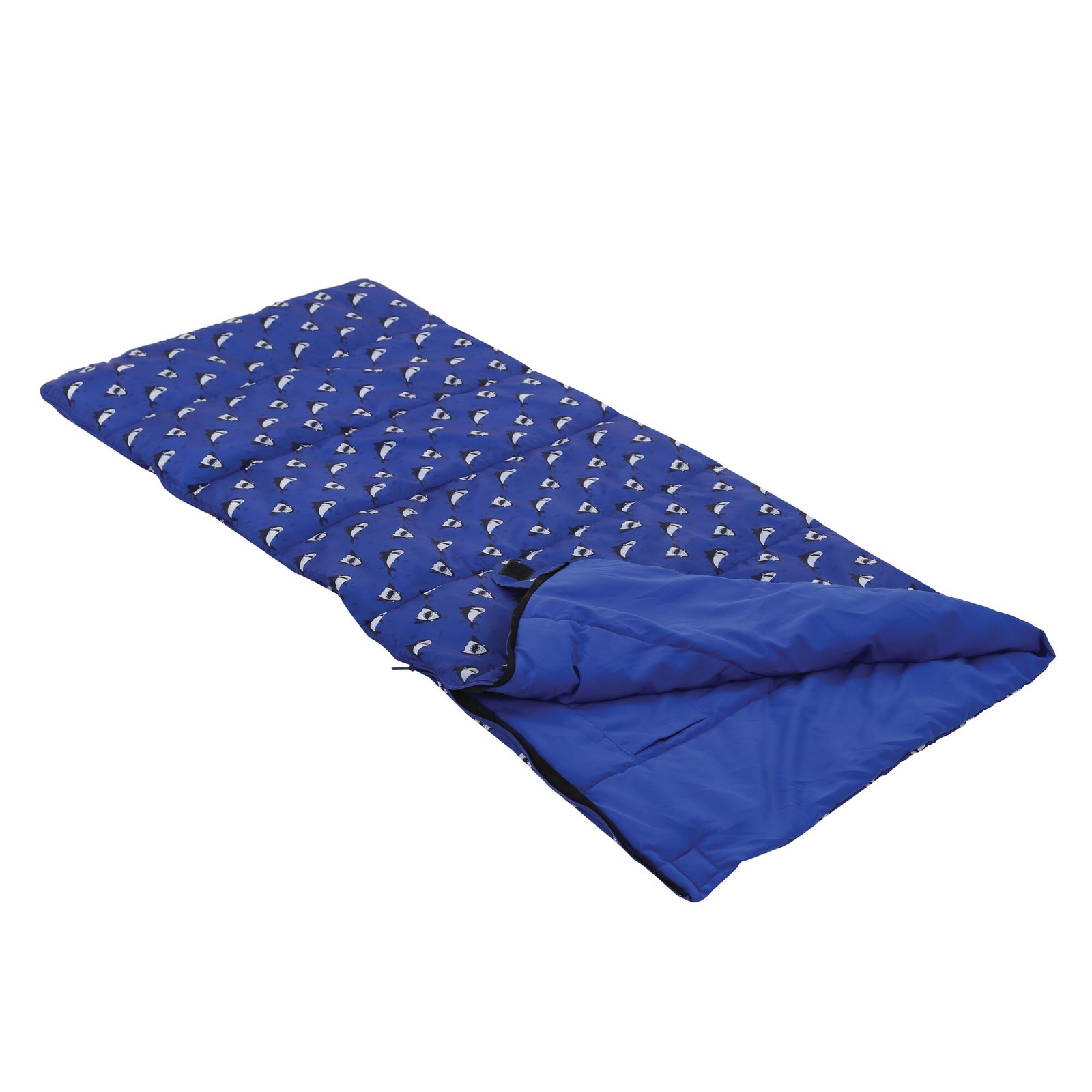 Childrens/kids Roary Rectangular Sleeping Bag | Single | Blue