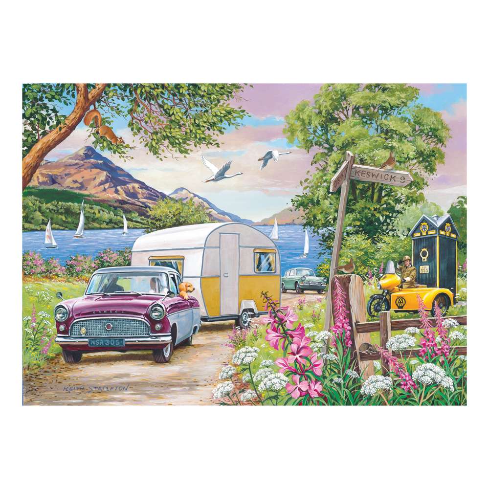 4 X 500 Piece  - Going Places 500 Piece Jigsaw Puzzle - Multi Pack