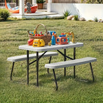 Foldable Picnic Table Bench Set For Kids