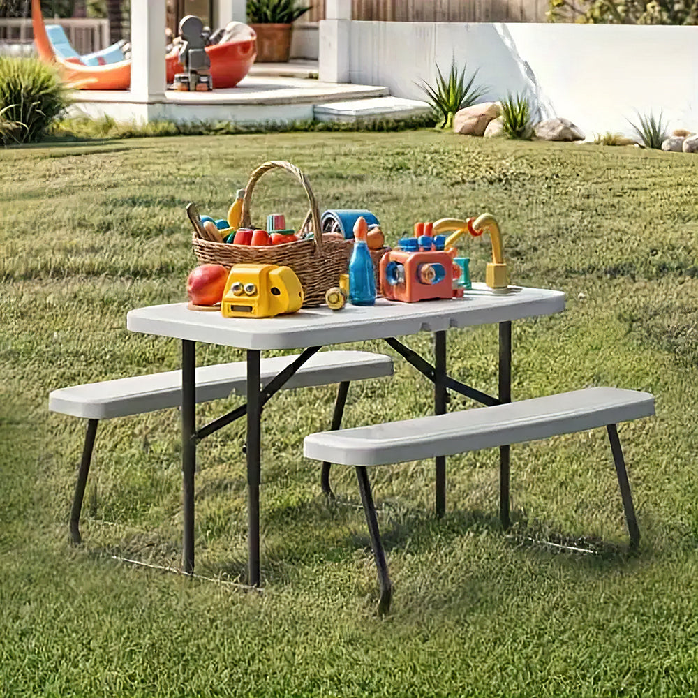 Foldable Picnic Table Bench Set For Kids